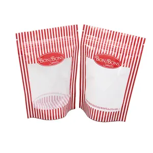 Plastic Packing Bag Factory Direct Beautiful Printed Recyclable LDPE Mylar Zipper Cheap Plastic Bags Cookie Sweet Candy Bag Packaging Pouch