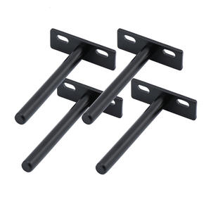 Soporte Oculto para Placas, Conector Tipo T, Invisible, para Muebles, Color Negro, Venta al Por Mayor de Fábrica - Product Image 1