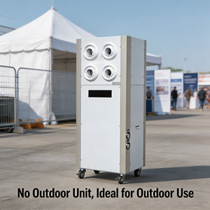 <span class=keywords><strong>Climatiseur</strong></span> industriel portable 6400W sans unité extérieure, refroidisseur <span class=keywords><strong>mobile</strong></span> pour atelier, refroidissement temporaire - Product Image 3