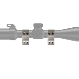 Anneaux de montage BANGBANG - Support de lunette à double vis pour montage sur rail de 11 mm, hauteur centrale de 1,25 pouce (Argent) - Product Image 6