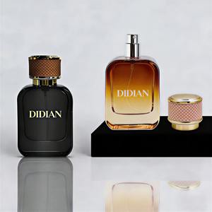 Botella <span class=keywords><strong>de</strong></span> Perfume Cuadrada <span class=keywords><strong>de</strong></span> Lujo <span class=keywords><strong>de</strong></span> 30 ml y 50 ml, Botella <span class=keywords><strong>de</strong></span> Vidrio Negra Ámbar con Caja <span class=keywords><strong>de</strong></span> Regalo y Tapa <span class=keywords><strong>de</strong></span> Cuero, Superventas - Product Image 2