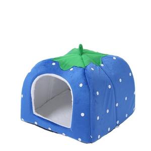 חורף תות כלבים כלבים כלבים חתול בית מתקפל בית חרושת - Product Image 5