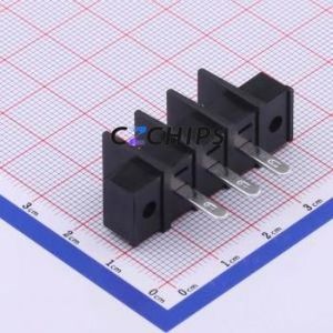 KF25HM-7.62-3P Barrier Terminal Block Through hole Component (THT),P=7.62mm Connector Two Sides 7.62mm 1x3P Straight Pin - Product Image 2