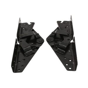 Bisagra para Muebles de 230 mm, Hierro Negro, Montaje en Superficie, Diseño Moderno y Duradero para Sofá Cama, Mesa de Centro, Patas Plegables - Product Image 4