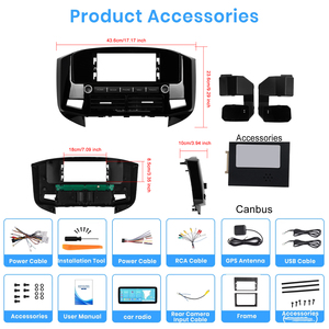 Cadre d'autoradio Android Podofo 12.3 ''pour <span class=keywords><strong>Mitsubishi</strong></span> Pajero V97 2006-2017 4 + 64G Wireless CarPlay/Android Auto/GPS/WIFI Autoradio - Product Image 6