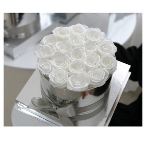 Roses éternelles, 24/lot, fausses fleurs, pour un mariage, pour l'éternité, avec tige et arôme - Product Image 4