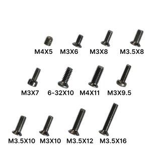 Kit de tornillos de aluminio BANGBANG con punta roja M3x6 M3x7 M3x8 M3x9.5 M3x10 M3x12 M3x16 M3.5x8 M3.5x10 M4x5 M4x11 # 6-32 Tipos de tornillos 36 piezas - Product Image 6