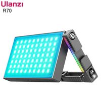 Vijulanzi-lampe LED RGB polychrome, R70, en métal, avec support réglable, pour appareil photo SLR, lumière PD, Charge rapide