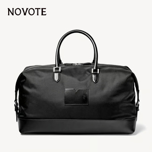 Bolsa de Lona de Nailon de Moda al por Mayor NOVOTE, Asa de Cuero, Gran Capacidad, Cierre de Cremallera, Logotipo Personalizado, Plegable, Impermeable - Product Image 1