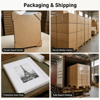Set Bingkai Foto DIY Grosir 11x14.5 Inch A4 5x7 PS untuk Pajangan Dinding Galeri, Ukuran Kustom untuk Dekorasi Rumah