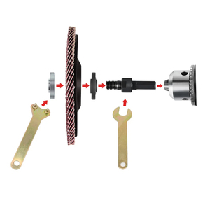 1 <span class=keywords><strong>Set</strong></span> Metallgriffhalter-Adapter 10mm Elektrobohrer-Umwandlungsaufsatz für Winkelschleifer zum Anschluss von Trennscheiben und Polierscheiben - Product Image 4