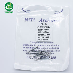 Tandheelkundige Leverancier 0.010 0.012 Orthodontische Metalen Beugel Draad Niti Gesloten Veer Spiraalveer - Product Image 4