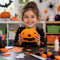 Citrouille géante d'Halloween anti-stress, jouet fantaisie à remontée lente et douce pour cadeaux de fête, enfants et adultes