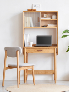 H7161 Chất lượng cao nhà máy rắn gỗ sồi máy tính xách tay máy tính bàn nghiên cứu bàn bàn với 1 ngăn kéo - Product Image 4