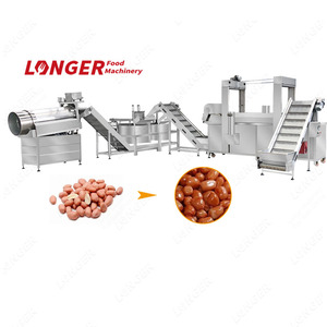 400 Kg/giờ Gia Vị Chảo Tráng Đậu Phộng Chiên Máy Máy Chiên Đậu Phộng Dây Chuyền Sản Xuất - Product Image 1