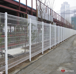 גדר ברזל מגולוונת לבנה לגינה פרטית - Product Image 2