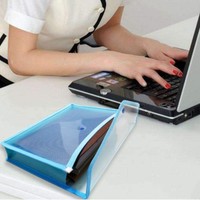 Fermeture à pression et poche étanche pochette de fichiers transparente dossiers de fichiers en plastique enveloppe extensible fichier portefeuille organisateur
