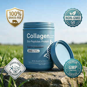 Péptidos de Colágeno <span class=keywords><strong>Hidrolizado</strong></span> OEM en Polvo, Tipo I y III, Colágeno Bovino de Animales Alimentados con Pasto para la Salud del Cabello, la Piel, las Uñas, las Articulaciones y los Huesos - Product Image 4