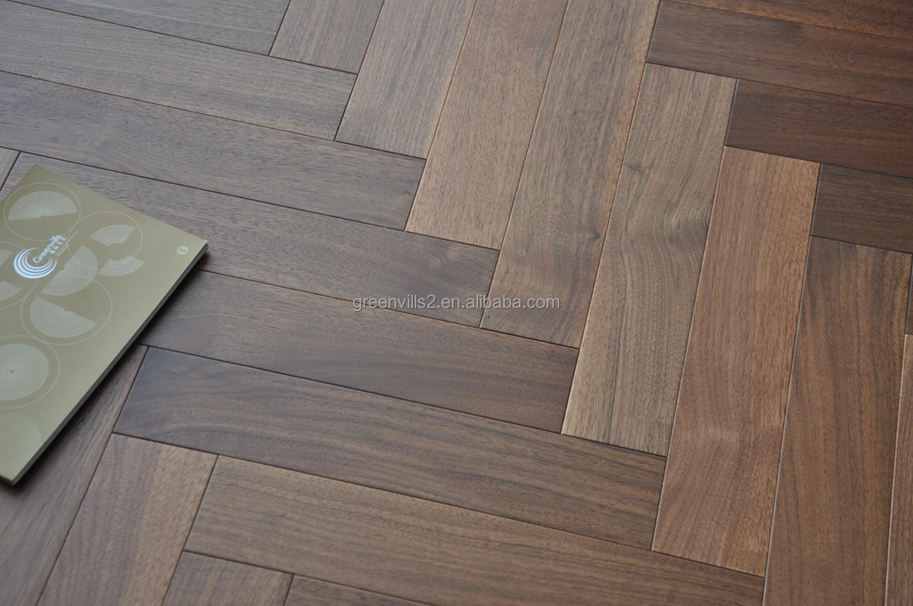 纯色人字胡桃木地板拼花人字木地板人字硬木地板