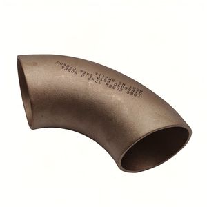 Raccord de tuyau soudé bout à bout coudé à 90 ° TOBO <span class=keywords><strong>cuivre</strong></span> nickel de qualité industrielle pour <span class=keywords><strong>tuyauterie</strong></span> de centrale électrique - Product Image 6