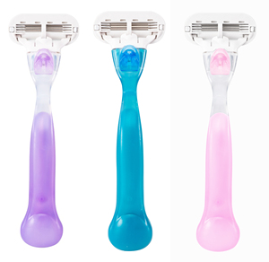 มีดโกนขนแบบสามใบมีดสำหรับผู้หญิง พร้อมรีฟิลเปลี่ยนได้ - Product Image 6