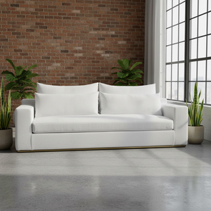 Sofá Moderno de Lujo para Sala de Estar, 3 Plazas, Tapizado en Tela, Estilo Relajante para Interiores - Product Image 4