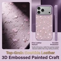 Funda de Cuero con Estampado UV, Diseño Étnico Tradicional en 3D, para iPhone 17 Pro Max, Precio al por Mayor