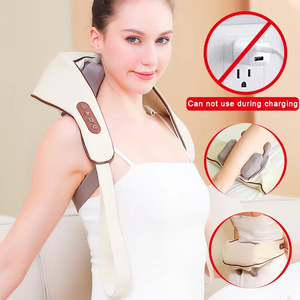 Masajeador de chal de salud para ancianos, masajeador de espalda, cintura, pierna, tejido profundo, vibración, masaje, coche, hogar, cuello, hombro, masajeador con caja de regalo - Product Image 4