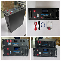 Batterie LiFePO4 51,2 V 100 Ah à montage en rack avec BMS intelligent, RS485 CAN pour serveur IA, centre de données, calcul en périphérie, alimentation de secours UPS