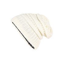 Gorros Unisex Personalizados al por Mayor con Logotipo, Gorro de Punto Grueso con Forro Polar, Térmico, Cálido, Informal, de Gran Tamaño, para Invierno