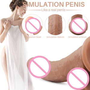 S-HANDE 原厂橡胶阴茎振动器避孕药女性用巨大逼真成人情趣玩具型号 S206-2 中国广东 - Product Image 1