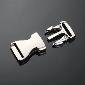 Hebilla deslizante de aleación plateada ajustable para bolsos y accesorios de ropa, hebillas metálicas duraderas - Product Image 1