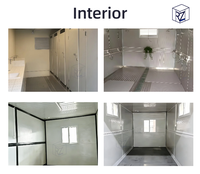 Maison pliable à installation rapide avec électricité pour réinstallation temporaire, logement modulaire intégré, unité de logement à court terme Ray-Zen