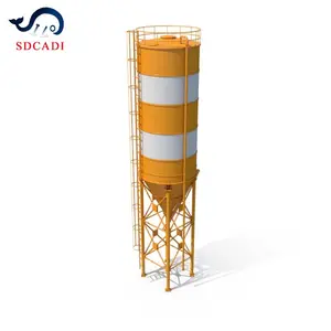 Sıcaklık verici başına SDCADI özel özelleştirme soffiatore 30 m3 emniyet valfi çimento silosu