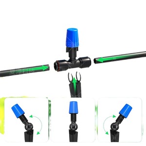 Kit d'irrigation goutte à goutte, tube de 1/4 pouce, 15 buses, système basse pression pour l'arrosage des serres et des parterres de fleurs - Product Image 5