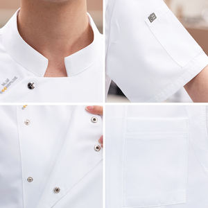 Uniforme de chaqueta profesional de estilo de moda apto para servicio de alimentos trabajador Chef Hotel Chef uniforme - Product Image 2