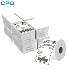 Wholesale Thermal <b>Label</b> Rolls 40X30mm 4x6 inch Waterproof Oil Proof Adhesive Sticker for Warehouse Express - Product Image 1