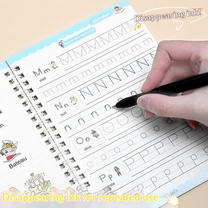 Cahier d'écriture réutilisable pour la pratique de la <span class=keywords><strong>calligraphie</strong></span> magique, livre d'apprentissage de l'écriture <span class=keywords><strong>arabe</strong></span> pour enfants, livre éducatif d'apprentissage de l'écriture - Product Image 3