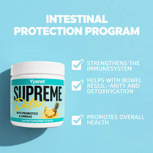 OEM/ODM Natural Piña Sabor Digestivo Delgado Prebiótico Inmune Support Gut Health Suplemento Bebida en polvo para adultos - Product Image 3