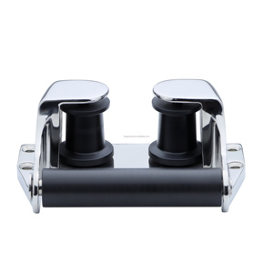 بكرة قارب من الفولاذ المقاوم للصدأ مركب على سطح تانجرين ، بكرة بحرية Cleat <span class=keywords><strong>Bollard</strong></span> <span class=keywords><strong>Bollard</strong></span> من الرصاص من الفولاذ المقاوم للصدأ - Product Image 4