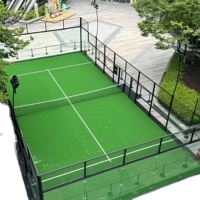 Thiết kế mới trong nhà/ngoài trời padel sân tennis thiết bị từ padel công nhân nhà máy Giá trên toàn cảnh tòa án chi phí - Product Image 4