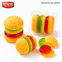 Hamburger Gummy Candy's QQ Jelly Dranken Glucose Meerkleurig 250g/500g Zak Groothandel OEM/ODM Maatwerk