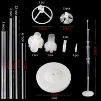 7/13/19 tubes support de ballons colonne de support ballon Eid adulte enfants fête d'anniversaire Baby Shower mariage décoration fournitures