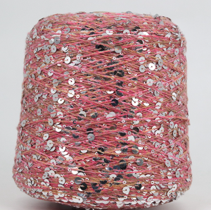 Kingeagle Bán Buôn Tiêu Chuẩn Chất Lượng Dệt Kim Kim Loại <span class=keywords><strong>Polyester</strong></span> <span class=keywords><strong>Sequin</strong></span> Sợi Kim Loại Phản Quang Hạt Chất Lượng Cao Ưa Thích Sợi - Product Image 3