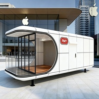 Maison capsule spatiale de style cabane en bois moderne avec piscine en fibre de verre et tente gazebo Uplion pour une vie de plein air de luxe