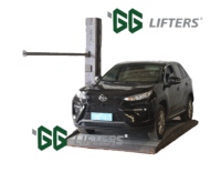 Palan de stationnement mécanique de type vertical pour système de stationnement de voiture à un poteau Solutions de stationnement pour ascenseur à un poteau