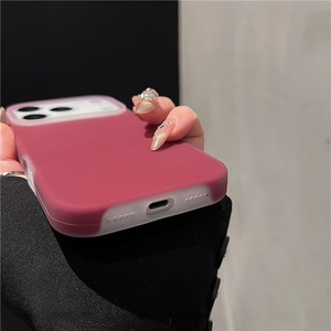 Coque de téléphone en silicone liquide effet gelée, protection intégrale pour iPhone 17 Air, 16, <span class=keywords><strong>15</strong></span>, 14 Pro Max, en TPU, sensation peau pressée à chaud, protection arrière - Product Image 6