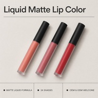 Rouge à lèvres liquide mat à étiquette privée, logo personnalisé, longue tenue, imperméable, gloss à lèvres