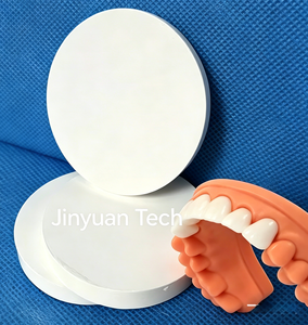 วัสดุเซรามิกเซอร์โคเนียทรงกลม ทนทานต่อการสึกหรอ ความแข็งแรงสูง จาก Jinyuan Tech สำหรับงานกัดขึ้นรูป CAD/CAM ความแม่นยำสูงสำหรับงานทันตกรรม - Product Image 5