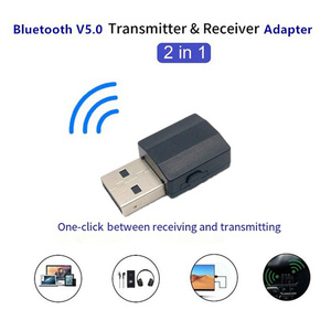 Adaptador Bluetooth Inalámbrico Estéreo Universal Mini AUX de 3.5mm 5.0, Transmisor y Receptor Bluetooth para Coche, Música, TV, Convertidor 2 en 1 - Product Image 3
